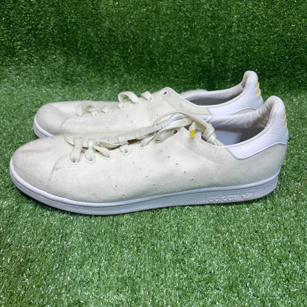 Adidas Men's White and Cream Trainers